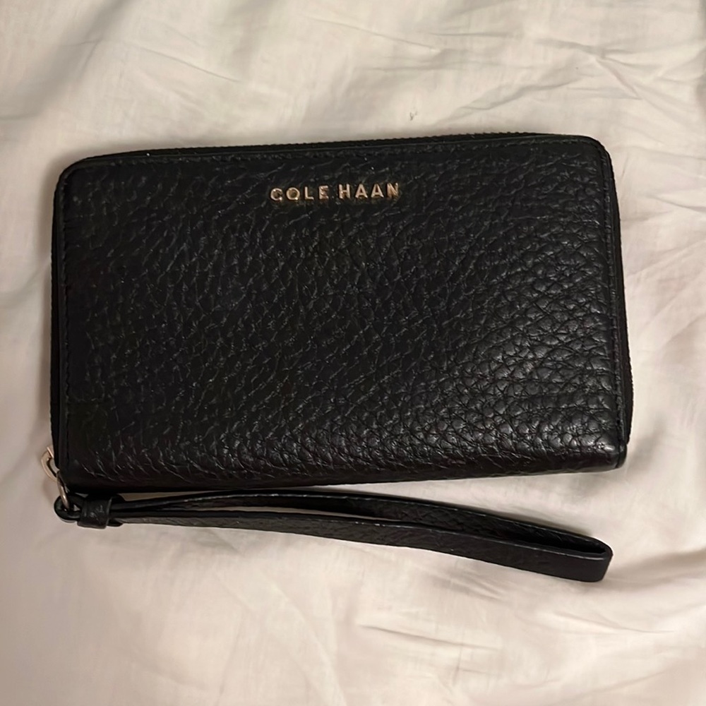 Cold Haan wallet with strap.
